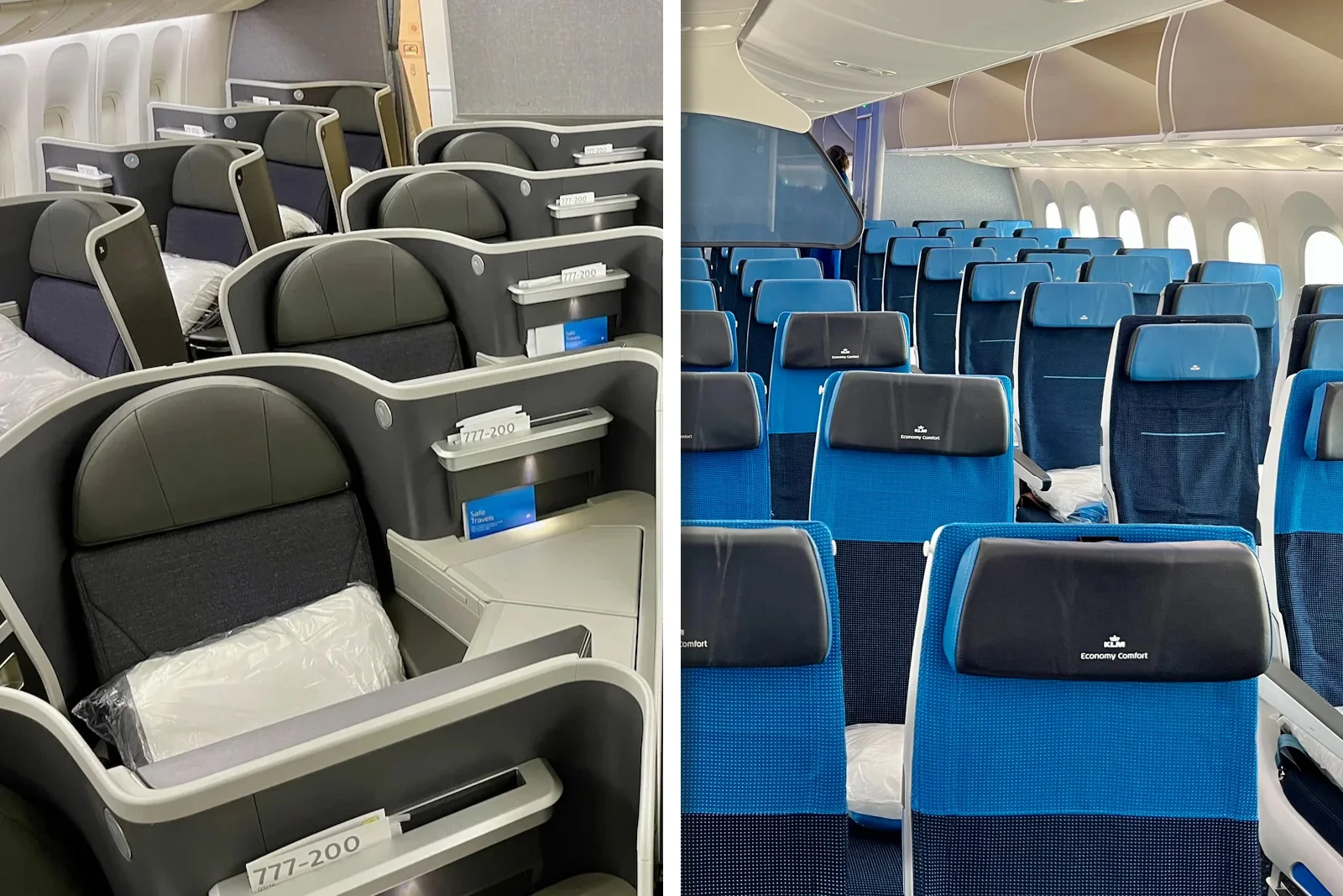 Are the distinctions between business class and a premium economy worth the extra money?
